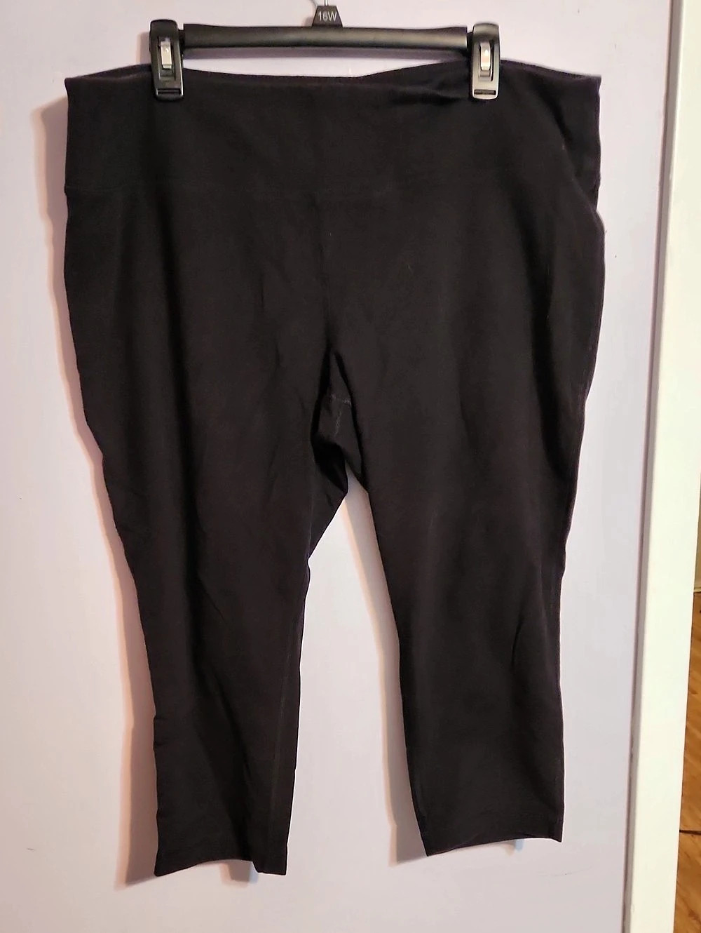 Tek Gear DryTek Capri Leggings Black Size 2X